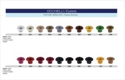 Picture of PAINTED EYELETS COLOUR CHART