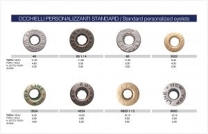 Picture of STANDARD PERSONALIZED EYELETS
